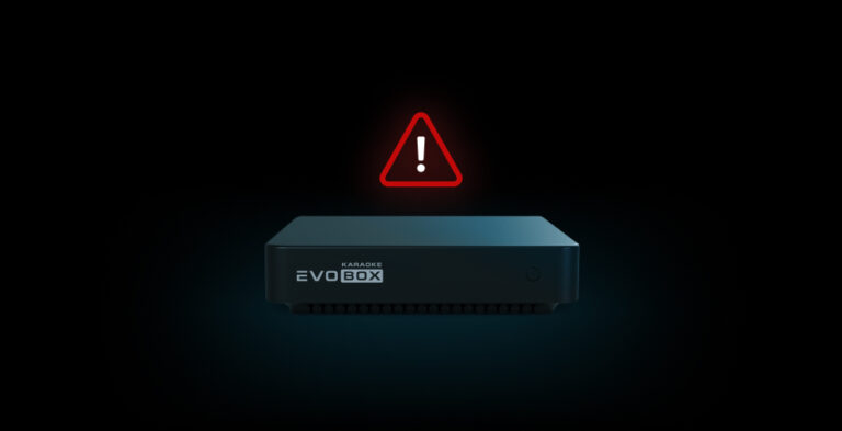 What should I do if an EVOBOX server connection error occurs